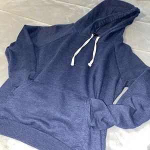Women’s plain blue light weight hoodie!